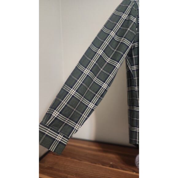 Brooks Brothers 1818 Regent Gray/Blue Plaid LS Button-down Shirt S MED Cotton - Picture 4 of 6